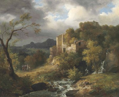 Landscape with Ruins by Jean Charles Joseph Rémond